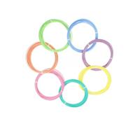 ROSA3D - Recambio de filamento para bolígrafo 3D, 7 unidades en colores pastel x 10 m, 1,75 mm, PLA, compatible con la mayoría de bolígrafos de impresión 3D de 1,75 mm, EN 71-3 (seguridad de juguetes)