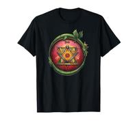 Rosacruz Ouroboros Sello de Salomón Solve et Coagula Rose Camiseta