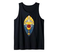Rosacruz Sello del Grial Rose Cross Camiseta sin Mangas