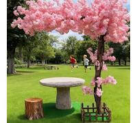 Rosado,1.8*1.5m/70*59in,áRbol de Flor de Cerezo Rosa Japonesa Artificial, árbol Flores de Cerezo Artificial, Hecho a Mano, para decoración de Interiores y Exteriores, hogar, Oficina, Fiesta, Boda,
