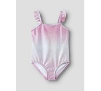 NAME IT Traje de baño 'NMFZola' azul ahumado / eosin / plata 98-104 azul ahumado / eosin / plata
