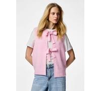 Rosado Chaleco De Punto XL