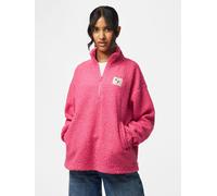 Rosado Chaqueta De Tejido De Peluche XS