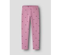 Rosado Diseño Estampado Leggings