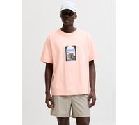 Rosado Hombres Cotton/In/Conversion/Cotton/Recycled/Cotton Camiseta M EU
