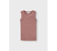 Rosado Lana Merino Camiseta De Tirantes