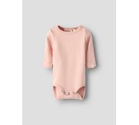 Rosado Mangas Largas Pelele