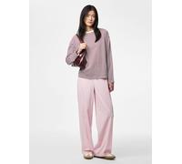 Rosado Pantalones De Pierna Ancha S