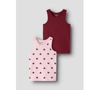 Rosado Paquete De 2 Algodón Orgánico Camiseta De Tirantes