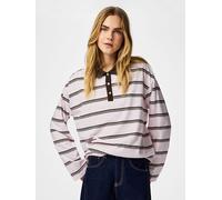 Rosado Polo De Manga Larga XL