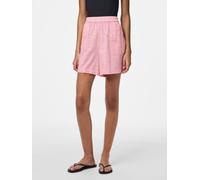 Rosado Shorts En Mezcla De Lino M