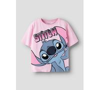 Rosado Stitch Camiseta
