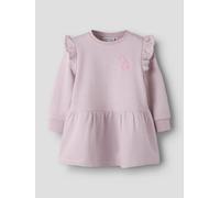 Rosado Tejido De Sudadera Vestido