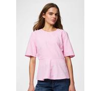 Rosado Top De Manga Corta M