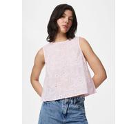 Rosado Top Sin Mangas XL