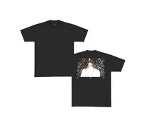 ROSALÍA Camiseta Unisex con Logotipo Oficial Merch Lux para Adultos, Color Negro, Negro, S