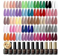 ROSALIND 48 Pcs Esmalte Semipermanente 45 Colores Verde Violeta Marrón Gris