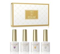 ROSALIND Base y Top Coat Esmaltes Semipermanentes de Uñas en Gel y Matte Top Coat Semipermentes y Primer de Uñas UV Capa Superior Set 6ML Gel de Regalo Para Kit de Manicura Salon