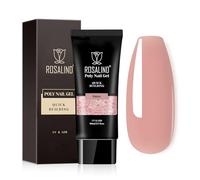 ROSALIND Poligel de Extensión de Uñas 80ml, Melon Gel de Uñas Constructor, UV LED Extensión Gel Uñas para Profesionales, Salón de Manicura,Bricolaje en Casa DIY Nail Art