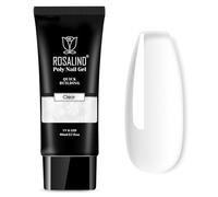 ROSALIND Transparente Uñas de Gel 80ml, Acrylic Poly Nail Gel Extension | Poligel Gel para Salones de Uñas y en Casa, Regalo de Damas
