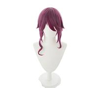 Rosaria Cosplay Wig Genshin Impact Cosplay RED Heat Resistant Synthetic Hair Rosaria Cosplay