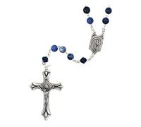 Rosaries Fabricado con Sodalita Piedras Preciosas y Cristales de Swarovski