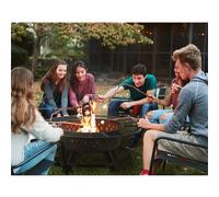 Rosario 3 en 1 brasero Ø120cm - parrilla de 70 cm - tablero de mesa acero