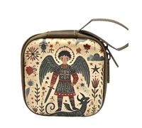 Rosario católico con Cremallera para Cuentas de oración, Joyas y baratijas Monedero, Bolsas de Rosario católico de Viaje