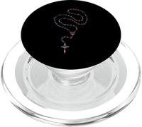 Rosario católico de la bandera americana PopSockets PopGrip para MagSafe
