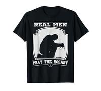 Rosario Católico Romano Virgen María Diseño para Hombre Camiseta