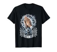 Rosario Chicano Manos Rezando Mantener La Fe Religiosa Camiseta
