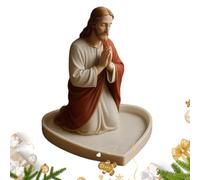 Rosario - Escultura de María en oración, soporte de exhibición de accesorios | decorativo Antiguo Diseño Religioso, Objeto en Forma de para decorar Su Escritorio o estante