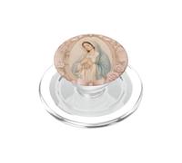 Rosario Floral de oración de la Virgen María en Colores Pastel PopSockets PopGrip para MagSafe