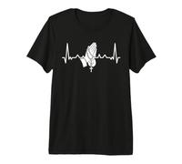 Rosario Latido del corazón Oración Manos católica Camiseta Premium