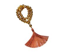 Rosario religioso clásico de cristal con flecos para uso diario o comodidad espiritual, regalo religioso, cuentas de oración coloridas