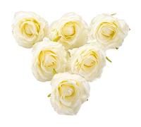 Rosas Artificiales Flower Scrapbook Arch Flores secas Caja de Dulces DIY Cabeza de Seda Falsa de Navidad para la Boda Decoración del hogar