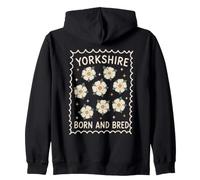 Rosas Blancas Nacidas y criadas de Yorkshire Sudadera con Capucha