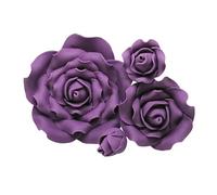 Rosas de azúcar - Flores de pasta de azúcar - Decoración para tartas - Bodas - Cumpleaños - Aniversario **Multi Compra Paga Solo 1 P&P** (2 1/2 pulgadas x 2)