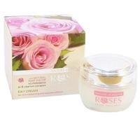 Rosas De Bulgaria Crema Hidratante De Día - Con Agua De Rosa Natural, Complejo Vitamina A Y E - 50ml