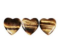 Rosas de cuarzo cristal corazón pulido piedras para decoración de amor al por mayor Feng Shui regalo accesorios para el hogar (F, talla única)