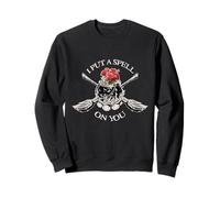 Rosas En Un Caldero Te Puse Un Olor Romántico Halloween Sudadera