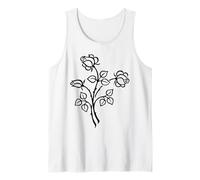 Rosas Espinas Flor Camiseta sin Mangas