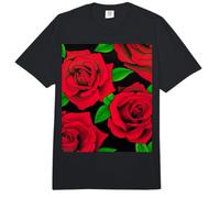 Rosas Rojas Wild Rose Bold Floral Design Pattern Art Comfort Colors Adult Heavyweight T-Shirt