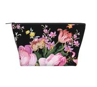 Rosas Rosadas Vintage En La Naturaleza Rosa, Bolsa de artículos de tocador Bolsa de Maquillaje Bolsa de cosméticos Bolsa de artículos de tocador de Viaje portátil