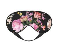 Rosas Rosadas Vintage En La Naturaleza Rosa, Cubreojos completos Antifaz bloqueador de luz Antifaz para dormir Antifaz suave con los ojos vendados Noche