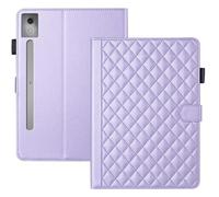 Rosbtib Funda para tablet Lenovo Idea Tab Pro de 12.7 pulgadas 2025 con cierre magnético y ranuras para tarjetas, piel sintética de alta calidad, función atril, visualización multiángulo, color morado