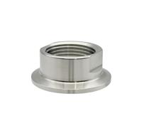 Rosca 1/4 "1/2" 1/4 "3/4" 1 "Conexiones de acero inoxidable grado 304 25,4 50,5 64 mm Unión de tubería(BSPT internal thread,3l8 inch Ferrule50.5)