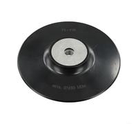 Rosca de almohadilla de respaldo para amoladora angular resistente, soporte de disco de fibra de 150 mm con tuerca de bloqueo para lijado, pulido de metal y aplicaciones de molienda
