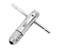 Rosca de tornillo, tapón métrico, mango en T, ajustable, positivo, negativo, trinquete, soporte for machos de roscar, llave de mano(5pcs Tap)