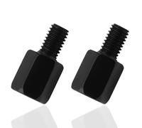 Rosca derecha M8 a rosca derecha M8 Adaptador de espejo para scooter de motocicleta (2 piezas)